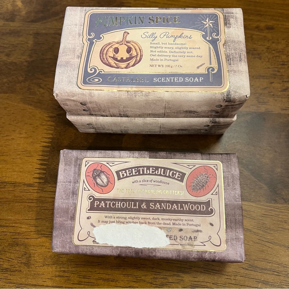 Castelbel Set of Three Scented Soap Bars Fall Scented